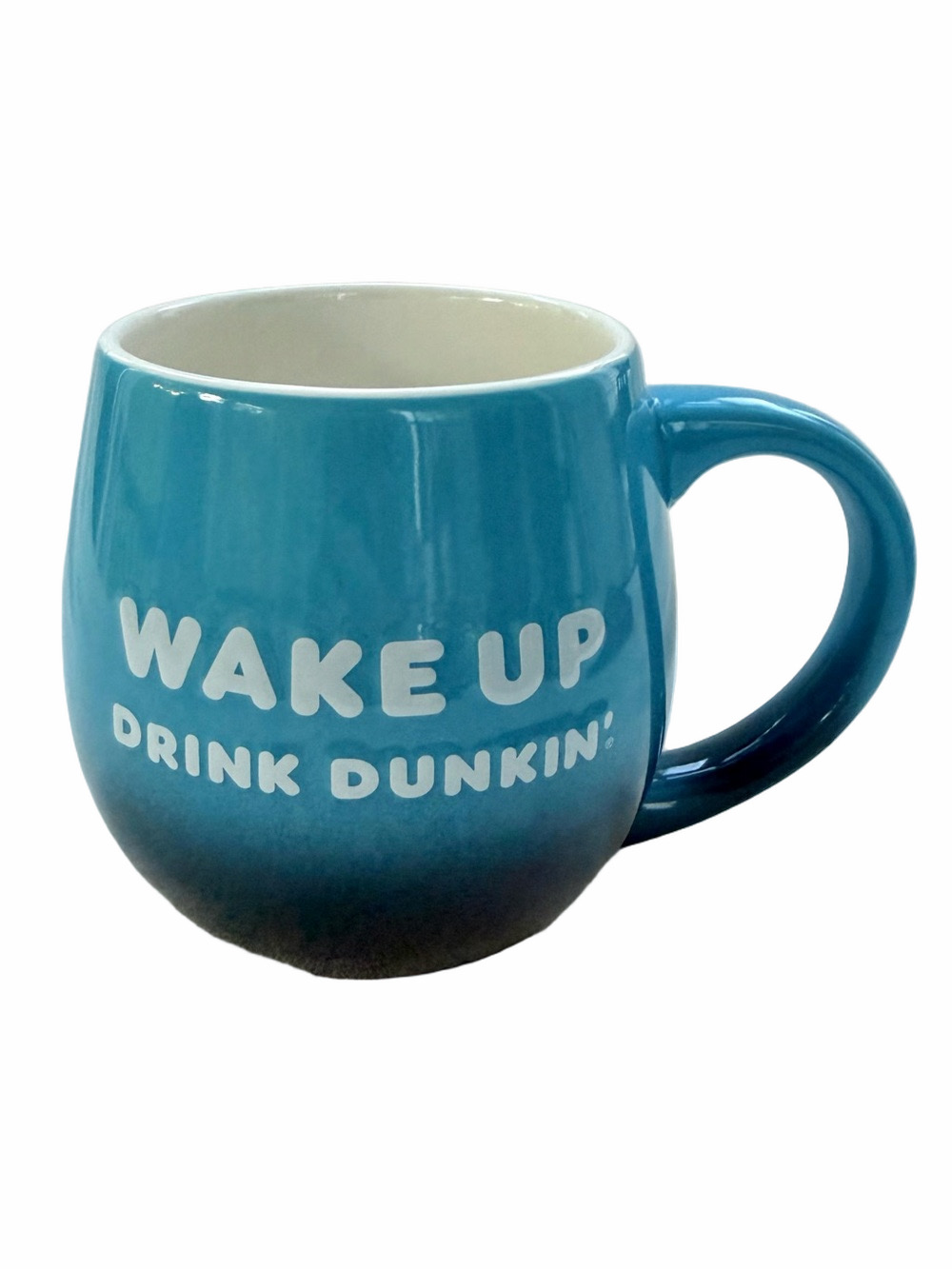 Dunkin' Donuts Drink Dunkin Large 20oz Ceramic Mug 2019 Surprise Be Awesome Blue